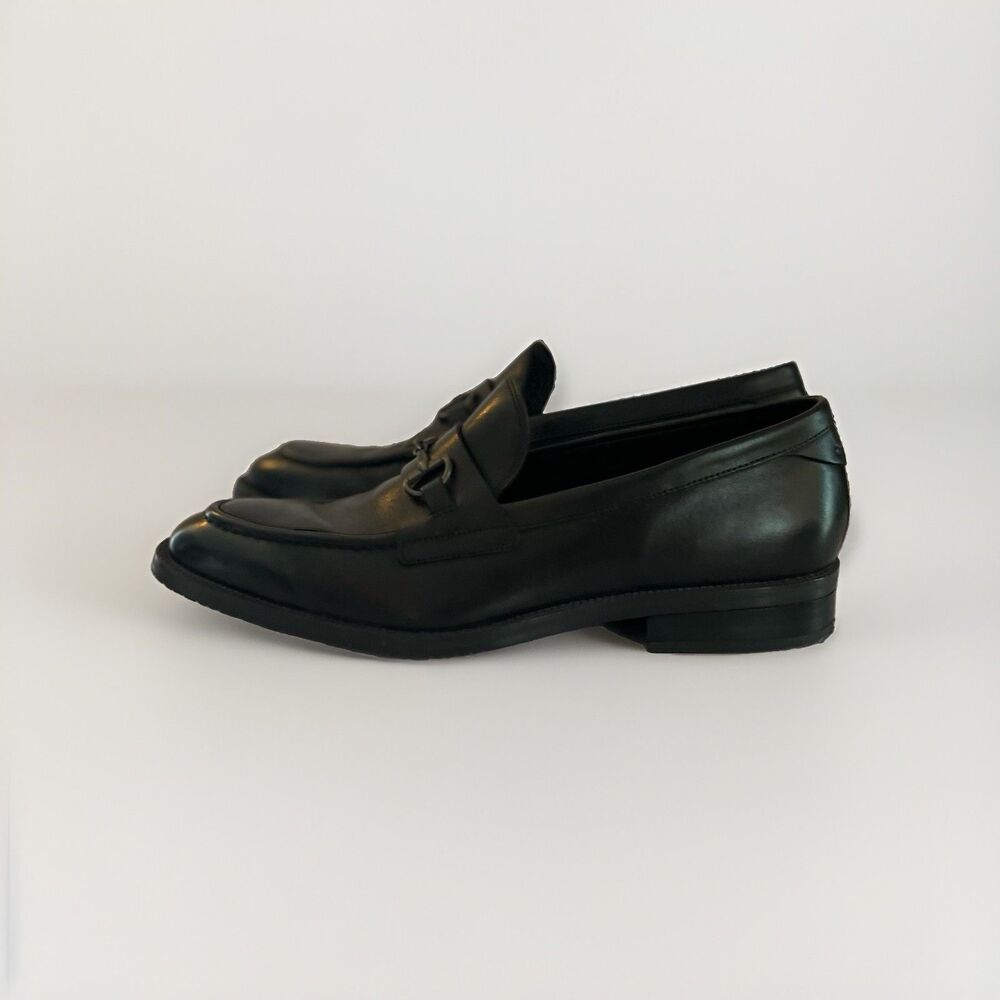 Cole Haan Grand 360 C35099 Men's Black Modern Leather Bit Loafer Size 10M NEW